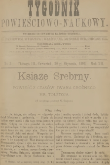 Tygodnik Powieściowo-Naukowy. R.12, 1898, No. 3