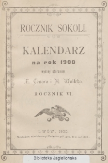 Rocznik Sokoli : kalendarz na rok 1900