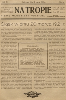 Na Tropie : pismo młodzieży polskiej. R.4, 1931, nr 4