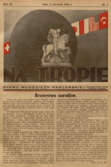 Na Tropie : pismo młodzieży harcerskiej. R.9, 1936, nr 7