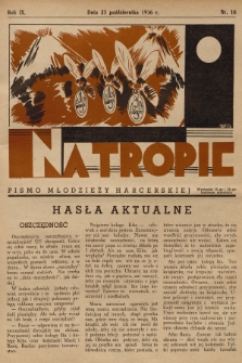 Na Tropie : pismo młodzieży harcerskiej. R.9, 1936, nr 16