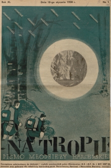 Na Tropie : pismo młodzieży harcerskiej. R.11, 1938, nr 1