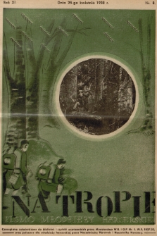 Na Tropie : pismo młodzieży harcerskiej. R.11, 1938, nr 8