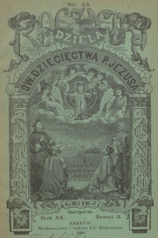 Roczniki Dzieła Św. Dziecięctwa P. Jezusa. R.11, nr 3 (1894)