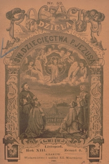 Roczniki Dzieła Św. Dziecięctwa P. Jezusa. R.13, nr 4 (1896)