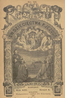 Roczniki Dzieła Św. Dziecięctwa P. Jezusa. R.14, nr 4 (1897)