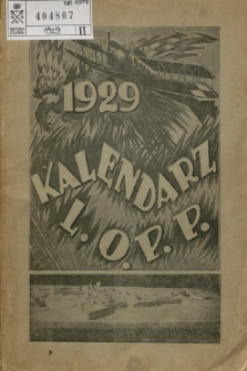 Kalendarz L. O. P. P. na Rok 1929