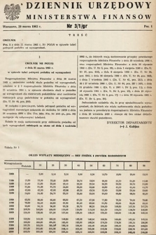 Dziennik Urzędowy Ministerstwa Finansów. 1963, nr 3