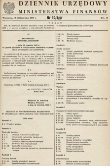 Dziennik Urzędowy Ministerstwa Finansów. 1963, nr 10