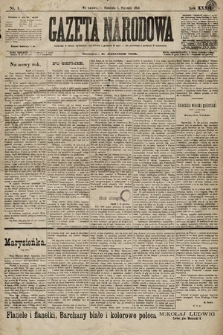 Gazeta Narodowa. 1899, nr 1