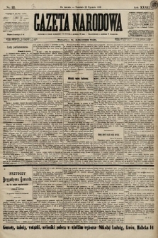 Gazeta Narodowa. 1899, nr 22