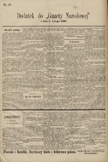 Gazeta Narodowa. 1899, nr 37