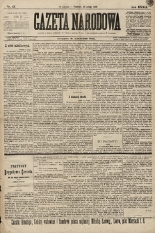 Gazeta Narodowa. 1899, nr 43