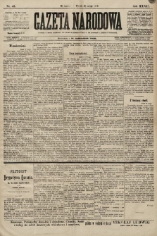 Gazeta Narodowa. 1899, nr 45