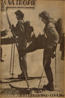 Na Tropie : dwutygodnik młodzieży harcerskiej. R.16, 1948, nr 3-4