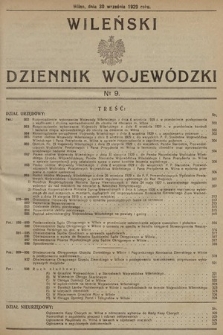 Wileński Dziennik Wojewódzki. 1929, nr 9