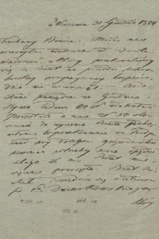 „Korespondencja rodziny Hube z lat 1803-1869, pisanych z Warszawy i Petersburga”. T. 1
