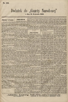 Gazeta Narodowa. 1899, nr 106
