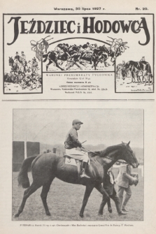 Jeździec i Hodowca. R.6, 1927, nr 29