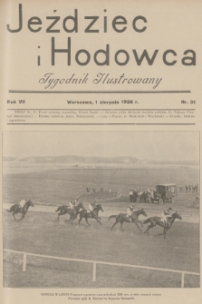 Jeździec i Hodowca : tygodnik ilustrowany. R.7, 1928, nr 31