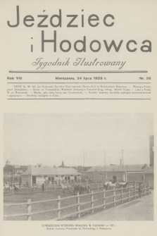 Jeździec i Hodowca : tygodnik ilustrowany. R.8, 1929, nr 30