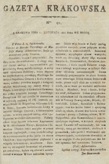 Gazeta Krakowska. 1812, nr 91
