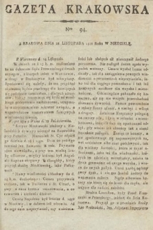 Gazeta Krakowska. 1812, nr 94