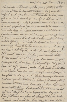 Listy ks. D[oroty?] Czartoryskiej z 1831 r. pisane do ks. Teresy z Czartoryskich Lubomirskiej