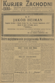 Kurjer Zachodni Iskra : dziennik polityczny, gospodarczy i literacki. R.19, 1928, nr 11