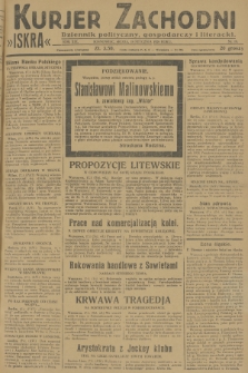 Kurjer Zachodni Iskra : dziennik polityczny, gospodarczy i literacki. R.19, 1928, nr 18