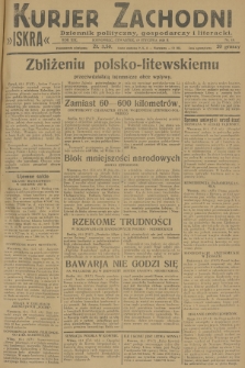 Kurjer Zachodni Iskra : dziennik polityczny, gospodarczy i literacki. R.19, 1928, nr 19