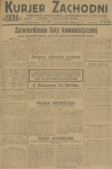 Kurjer Zachodni Iskra : dziennik polityczny, gospodarczy i literacki. R.19, 1928, nr 35