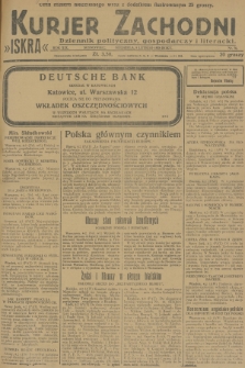 Kurjer Zachodni Iskra : dziennik polityczny, gospodarczy i literacki. R.19, 1928, nr 36