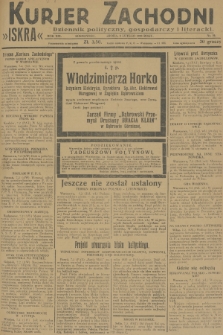 Kurjer Zachodni Iskra : dziennik polityczny, gospodarczy i literacki. R.19, 1928, nr 39