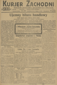 Kurjer Zachodni Iskra : dziennik polityczny, gospodarczy i literacki. R.19, 1928, nr 41