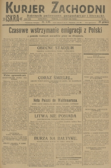 Kurjer Zachodni Iskra : dziennik polityczny, gospodarczy i literacki. R.19, 1928, nr 42