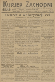 Kurjer Zachodni Iskra : dziennik polityczny, gospodarczy i literacki. R.19, 1928, nr 53