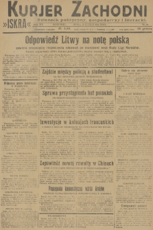 Kurjer Zachodni Iskra : dziennik polityczny, gospodarczy i literacki. R.19, 1928, nr 60