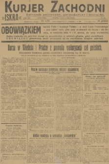 Kurjer Zachodni Iskra : dziennik polityczny, gospodarczy i literacki. R.19, 1928, nr 62