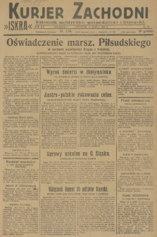 Kurjer Zachodni Iskra : dziennik polityczny, gospodarczy i literacki. R.19, 1928, nr 75