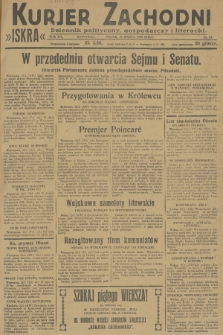 Kurjer Zachodni Iskra : dziennik polityczny, gospodarczy i literacki. R.19, 1928, nr 83
