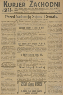 Kurjer Zachodni Iskra : dziennik polityczny, gospodarczy i literacki. R.19, 1928, nr 84