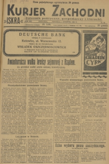 Kurjer Zachodni Iskra : dziennik polityczny, gospodarczy i literacki. R.19, 1928, nr 92