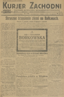 Kurjer Zachodni Iskra : dziennik polityczny, gospodarczy i literacki. R.19, 1928, nr 113