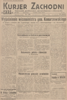 Kurjer Zachodni Iskra : dziennik polityczny, gospodarczy i literacki. R.19, 1928, nr 133