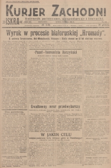 Kurjer Zachodni Iskra : dziennik polityczny, gospodarczy i literacki. R.19, 1928, nr 141
