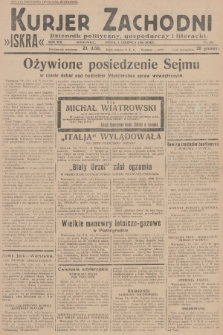 Kurjer Zachodni Iskra : dziennik polityczny, gospodarczy i literacki. R.19, 1928, nr 154