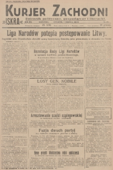 Kurjer Zachodni Iskra : dziennik polityczny, gospodarczy i literacki. R.19, 1928, nr 155