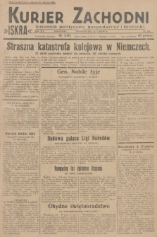 Kurjer Zachodni Iskra : dziennik polityczny, gospodarczy i literacki. R.19, 1928, nr 159