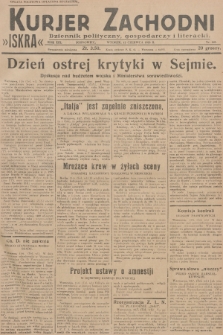Kurjer Zachodni Iskra : dziennik polityczny, gospodarczy i literacki. R.19, 1928, nr 160